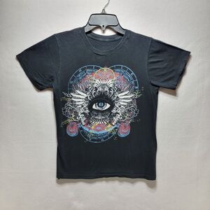 Bassnectar Logo Graphic Print Crew Neck Short Sleeve T-Shirt small